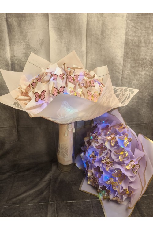 IŞIKLI KELEBEK BUKETİ 