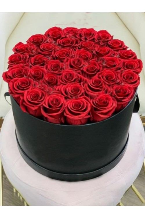 KUTU İÇERİSİNDE 36 ADET KIRMIZI GÜL